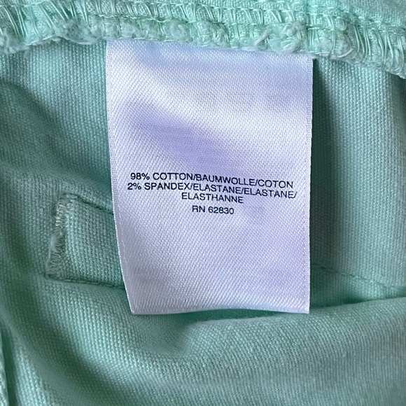 •Lands' End• Girl’s Skinny Fit Twill Pants in Mint - Size 12 - Picture 7 of 9